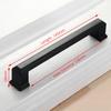 KAK 10PCS American Style Black Cabinet Handles Solid Aluminum Alloy Kitchen Cupboard Pull Drawer Knobs Furniture Handle Hardware