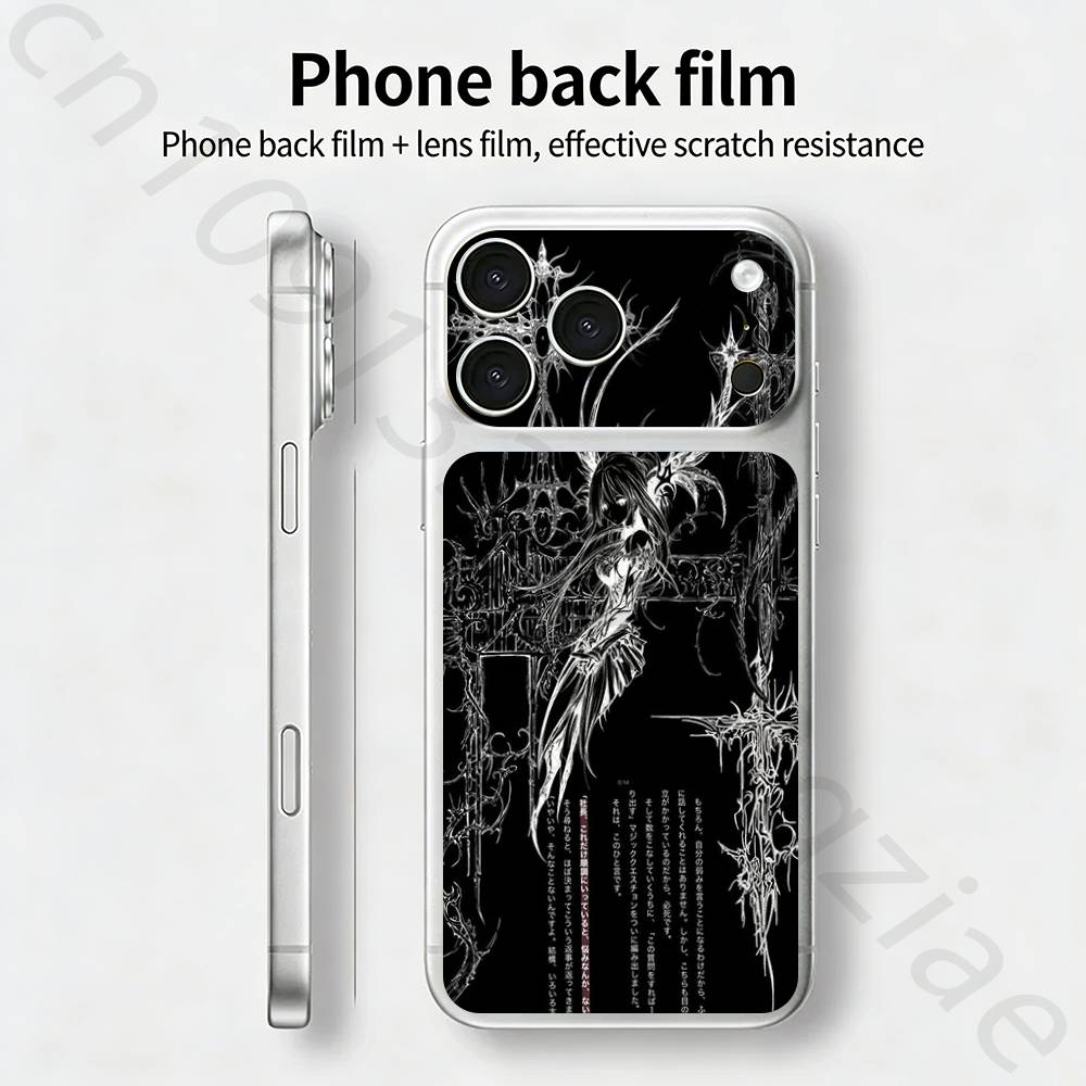 

Gothic Fashion Skull TICKET Decal Skin Wrap for iPhone 17 Pro/Pro max Protective Film for Back, Frame, Camera iPhone17pro