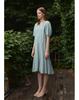 Myue Shoulder Shirred Dress