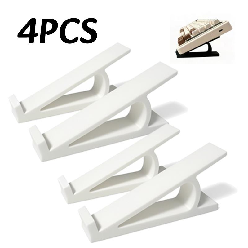 Keyboard Elevated Stand Plastic Ergonomic Tilted Elevator Brackets Anti Slip Desktop Keyboard Riser Holder Office Home Accesso