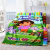 Dora Explorer Personalized Name Blanket Gift Customizable Blanket Soft Warm Cozy Great for Living Room Couch Bedding Home Decor for All Occasions