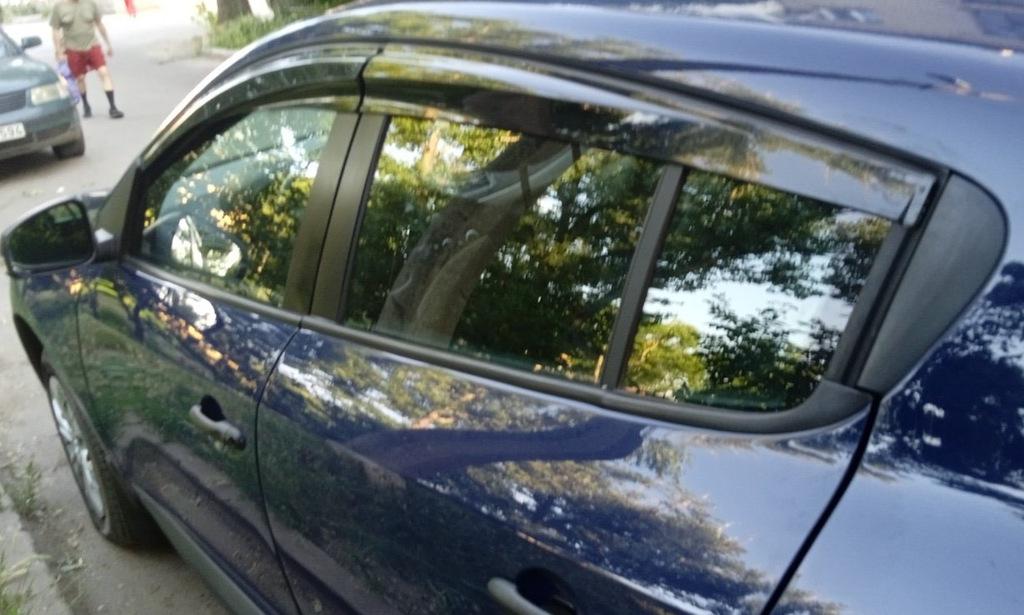 Ветровики HB (4 шт, Sunplex Sport) для Renault Megane III 2009-2016 гг