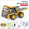 Rc Excavator Rc Cra Children Toys Remote Control Excavator Toys Kids Radio Control Dump Truck Bulldozer Electric Car Toys Gift