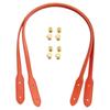 2025 1Pair PU Leather Shoulder Bag Straps Women Handbag Straps Girl's Bag Strap With Snap DIY Replacement Handle For Handbags