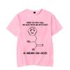 Brand Men's T-Shirt Chemistry Acid with Attitude Print Tshirts Short Sleeve Men's T-Shirt Funny Graphic T Shirt Black Tee Shirts