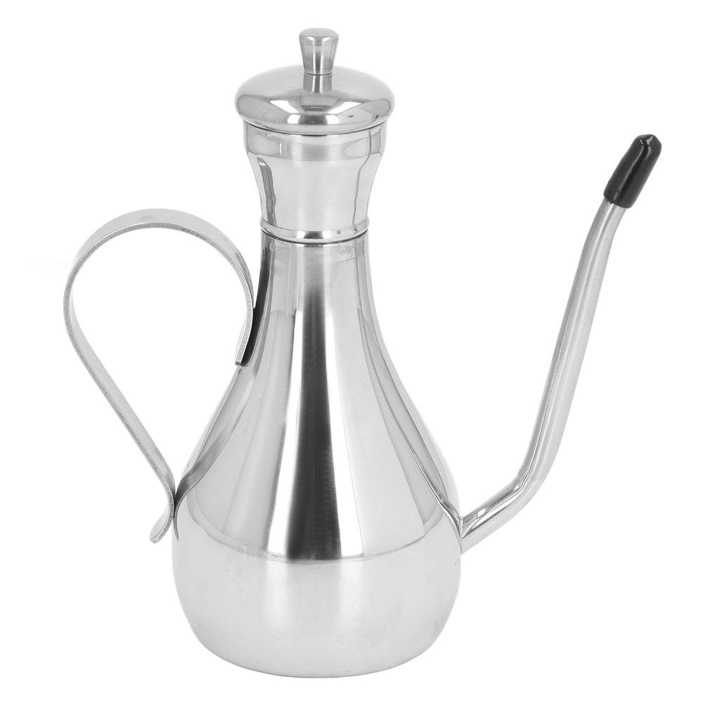 350ml/500ml Oil Dispenser Bottle 304 Stainless Steel Oil Can Container  Kitchen Cooking