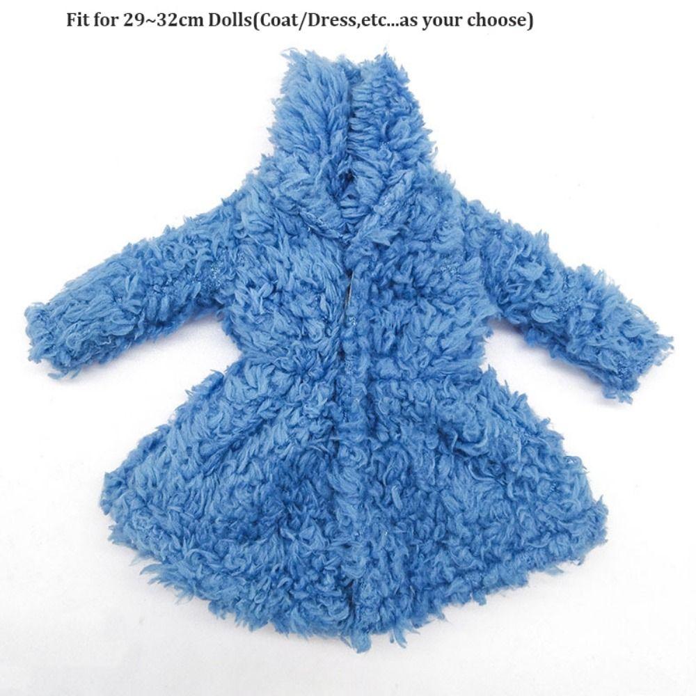Casual Plush Coat Fashion Girl Doll Wearing for 1/6 Doll/29~32cm Doll Clothes Accessories