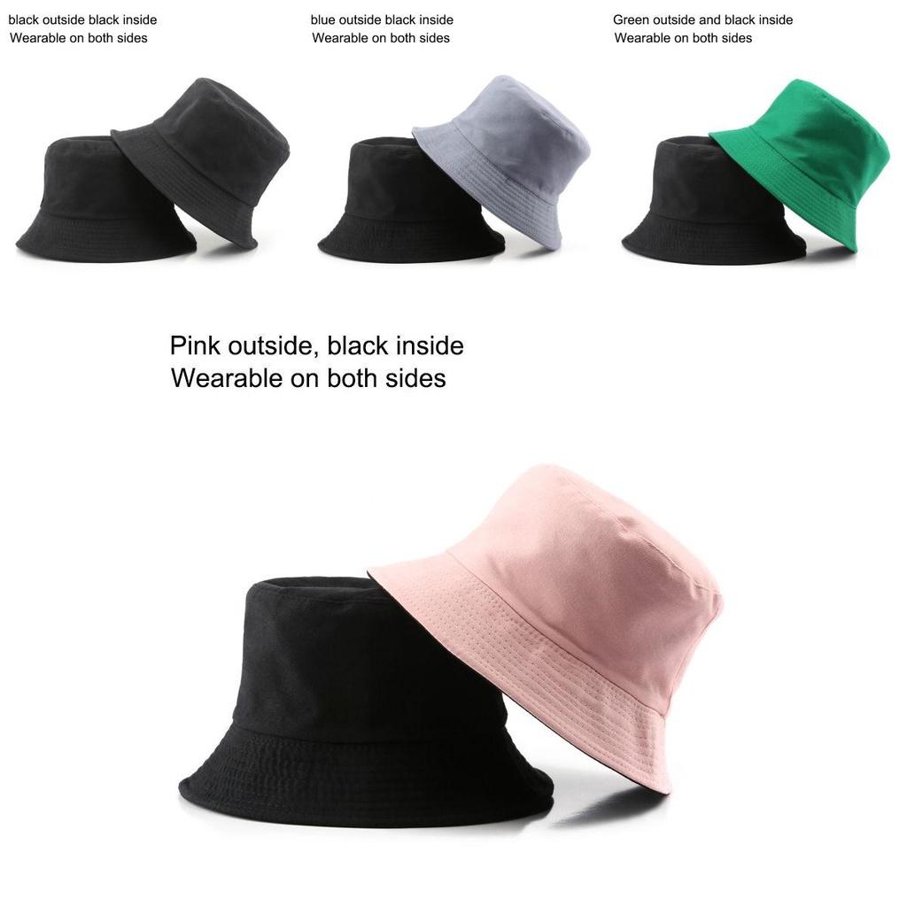 Double-sided Fisherman Hat Cool Summer Sun Protection Hat For Men And Women