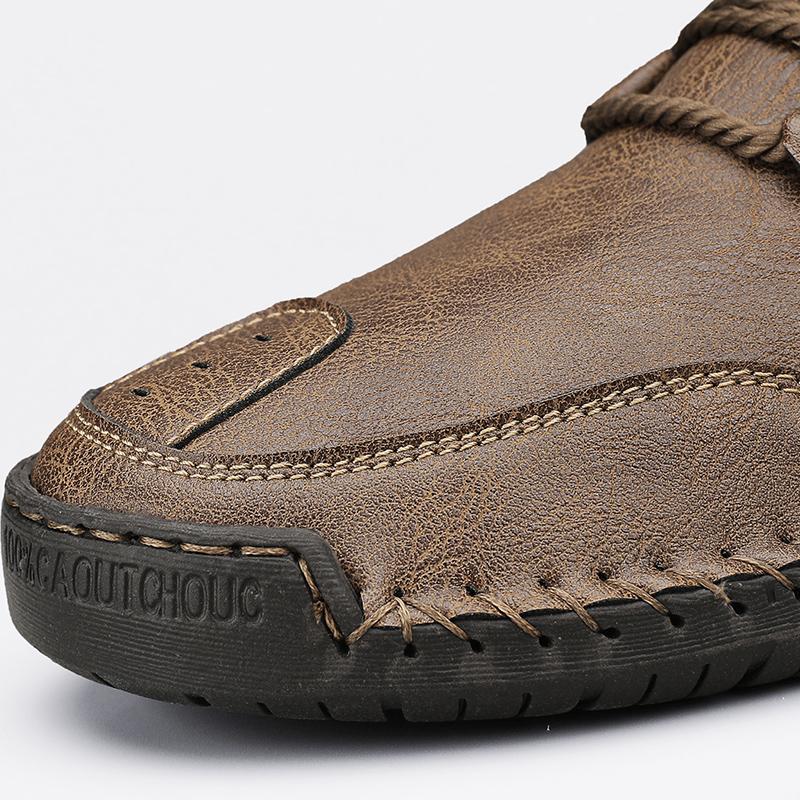 Herren High-Top-Freizeitschuhe aus Leder