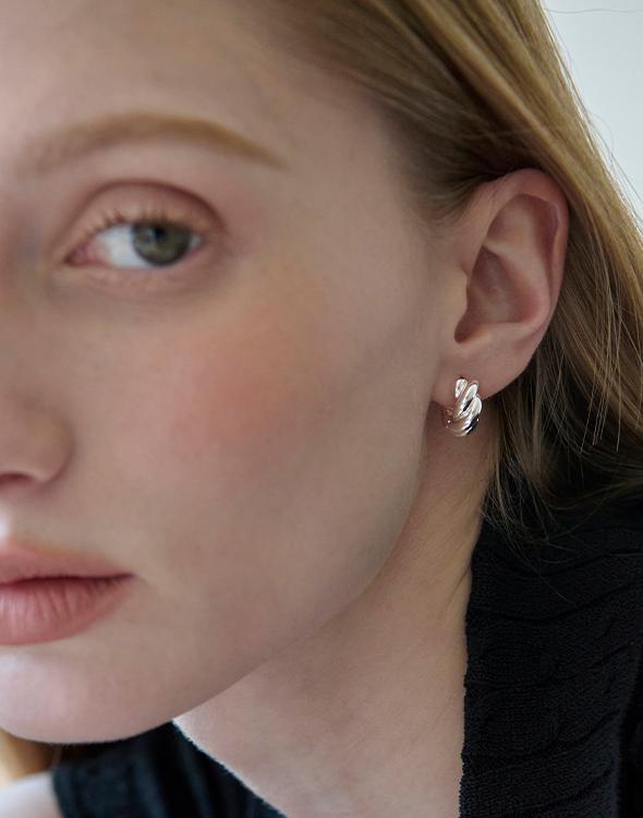Attica Raw Intertwine Earrings / Ebs045