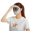 Windproof Full Face Ice Silk Mask Stretchy Eye for Protection Breathable Washable Multifunctional Mask for Outdoor Sport