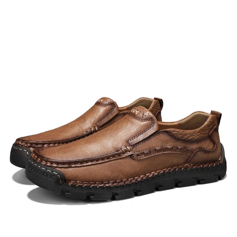 Zimní/podzimní Pánské boty Pánské Lehké Pohodlné Prodyšné Chůze Ploché Pánské boty Velké Pánské Kožené boty