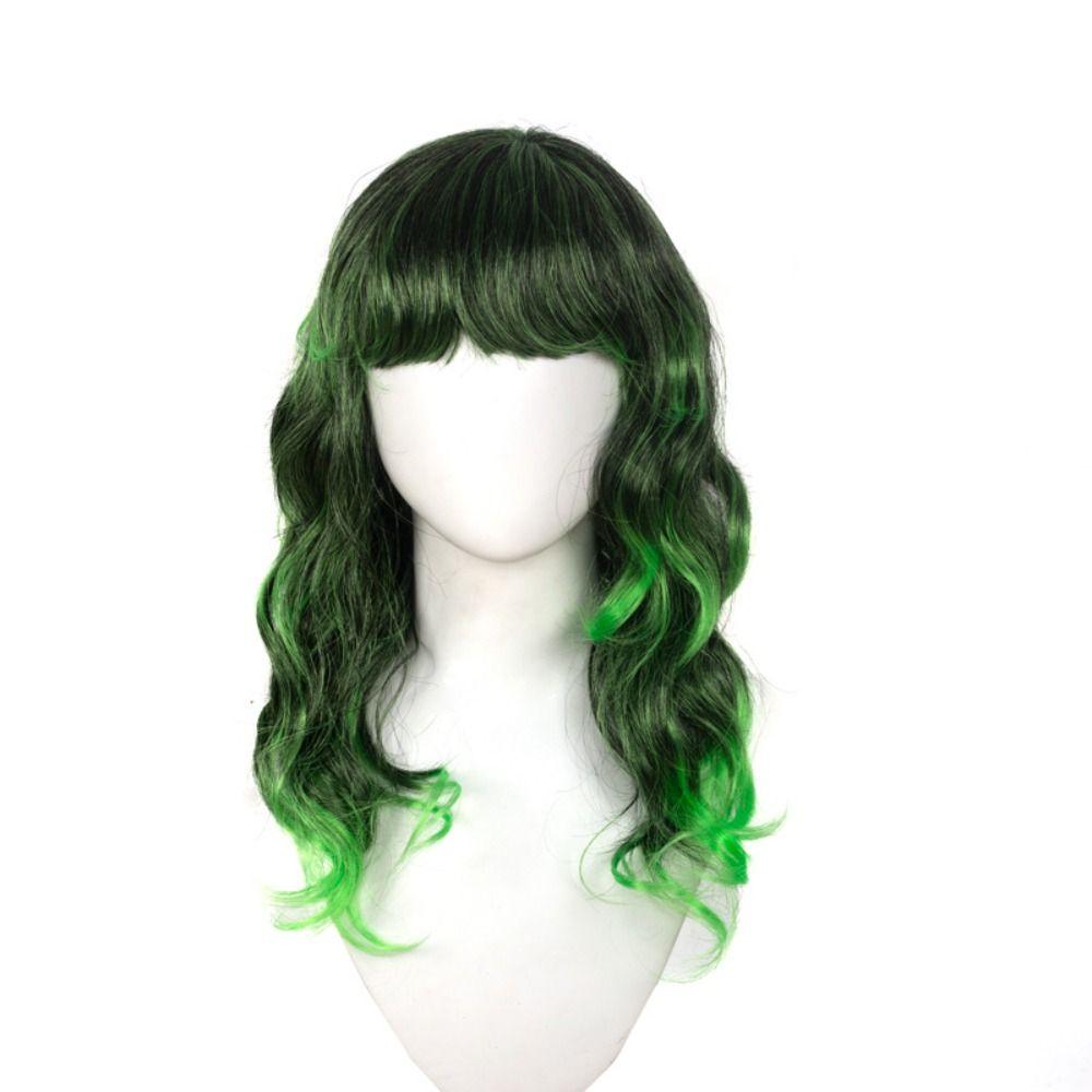Cosplay Long Curly Wave Wig Synthetic Women Layered Wigs Nightclub Bar