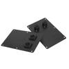 2Pcs Speaker Cabinet Jack Plate Double Cannon 6 Inch‑18 Inch Stage Audio Wiring Board