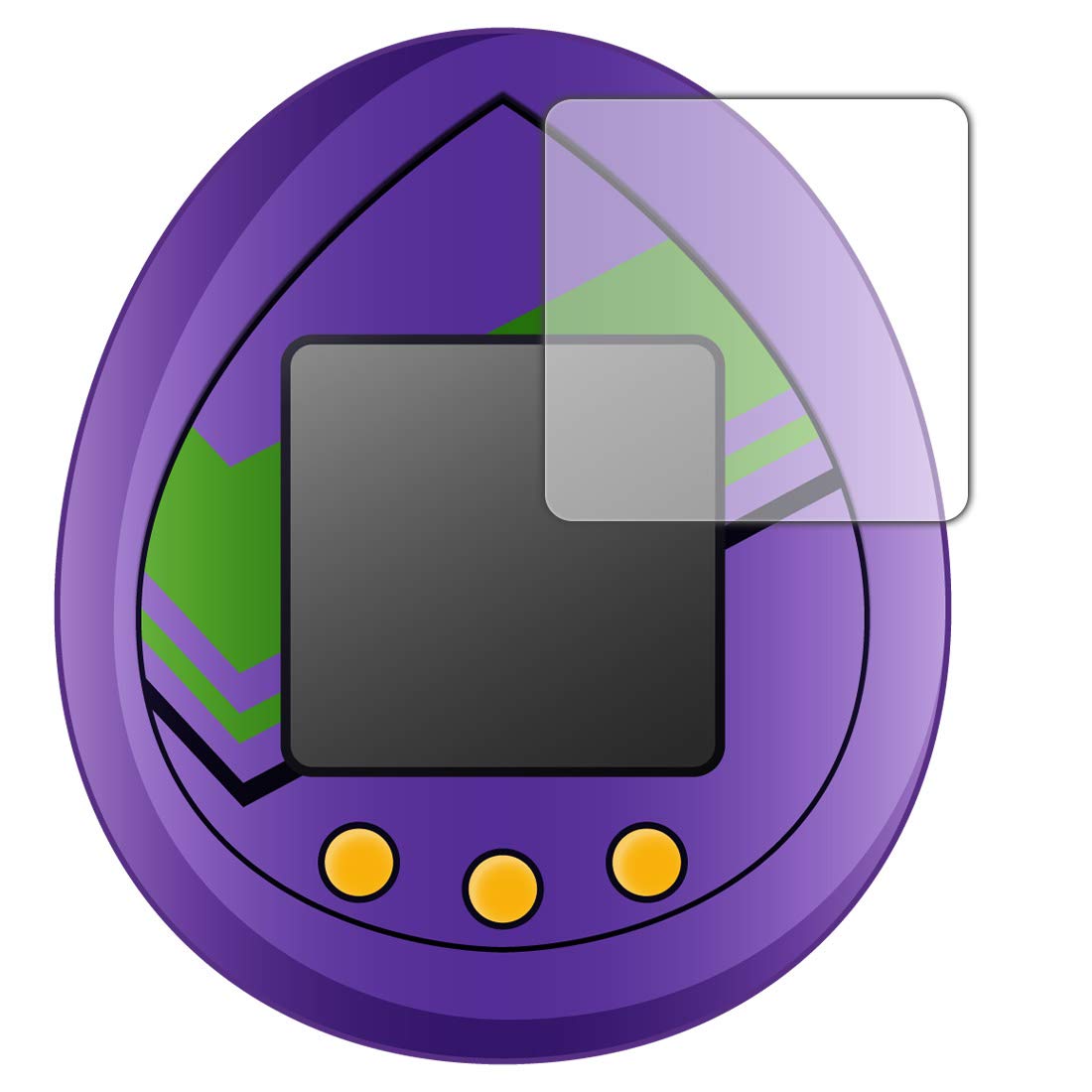 

PDA Kobo Universal Battle Weapon Protective Made in Japan Egg-Shaped Eva-chi Self-Healing Film, Glossy,