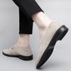 Fashion Casual Shoes Men Comfortable Driving Shoes Simple Loafers Genuine Leather Office Flats Shoes All-match Social Dress Shoe