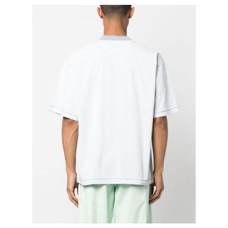 STONE ISLAND Ss23 Marina Series Crew Neck Pocket Short Sleeve T-Shirt Men T-Shirt Sky-Blue 7815216X4-V0041