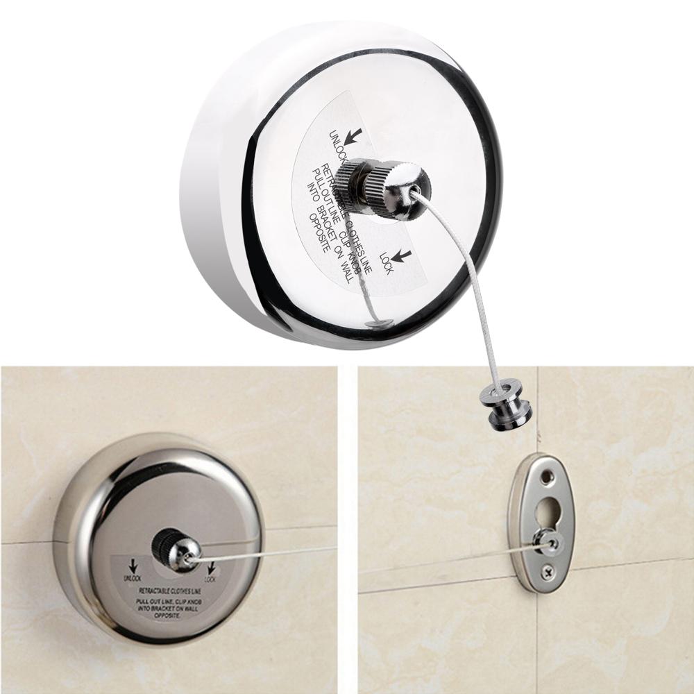 Laundry Hanger Home Storage Clothes Dryer Organiser Retractable Clotheslines Portable Stainless Steel