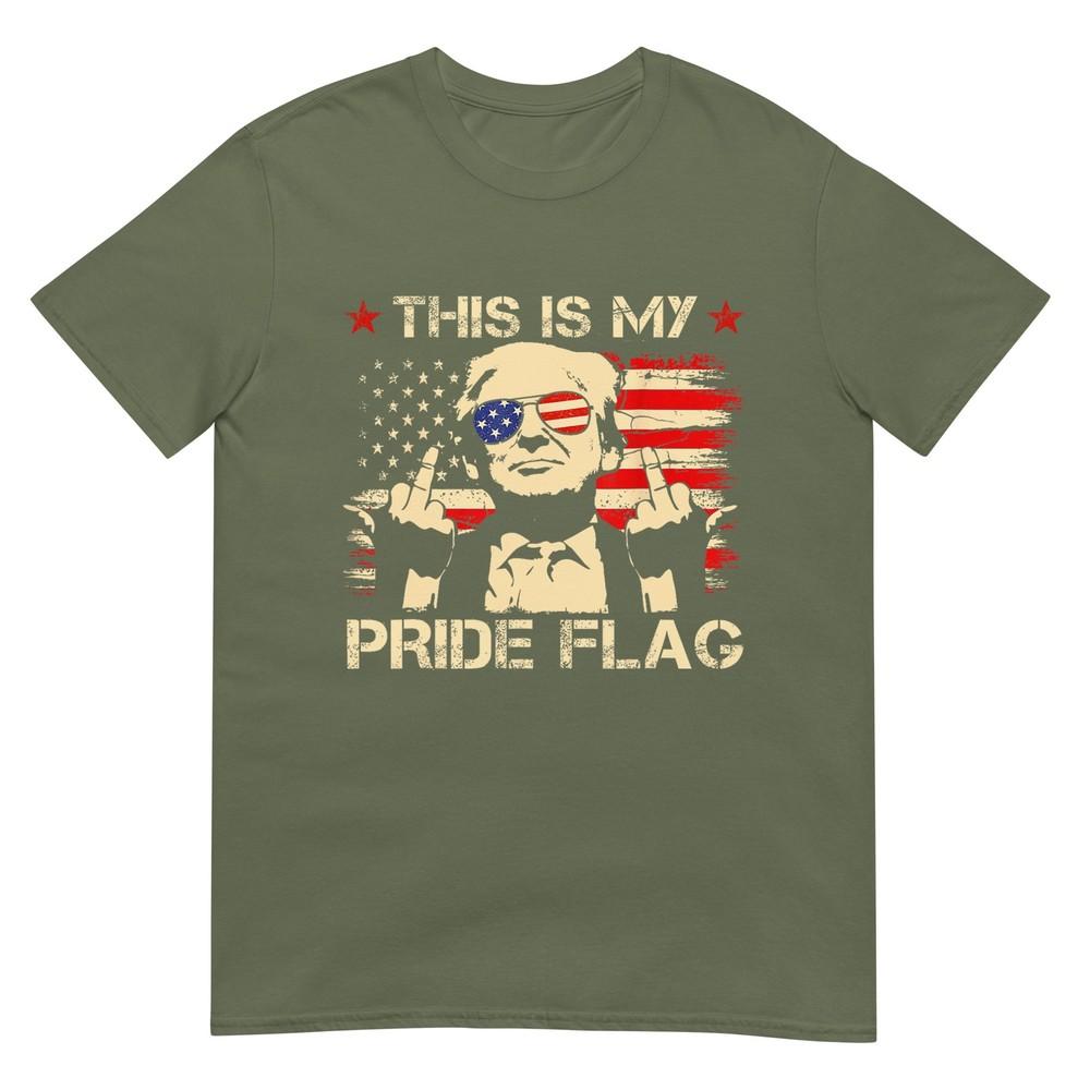 This Is My Pride Flag Usa American 4th Of July Patriotic Tshirt