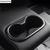 Central Control Gear Shift Water Cup Holder Panel Cover Trim For Toyota Corolla Cross XG10  - 2025 Carbon Fiber Accessories
