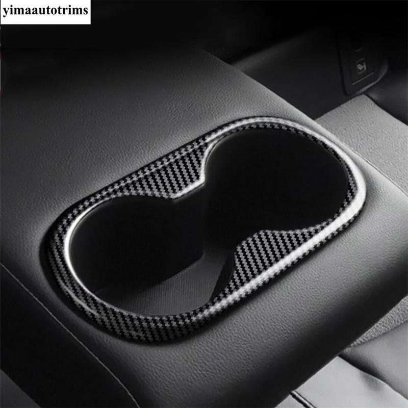 Central Control Gear Shift Water Cup Holder Panel Cover Trim For Toyota Corolla Cross XG10  - 2025 Carbon Fiber Accessories