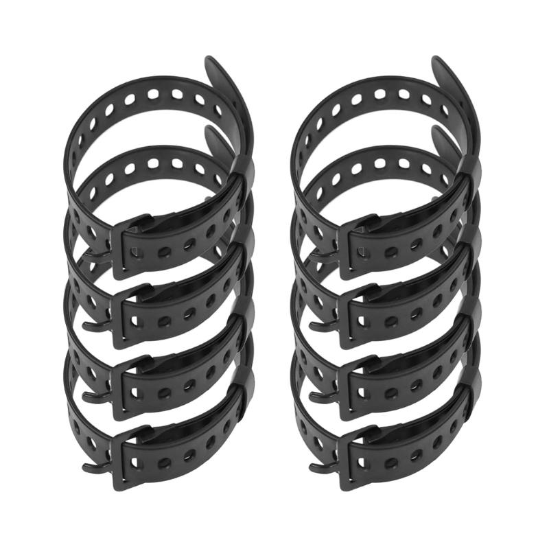 

8Pcs Reusable Industrial Straps Rubber Tension Strap Adjustable Utility Straps with Clamps for Motor Gear Tightening 1