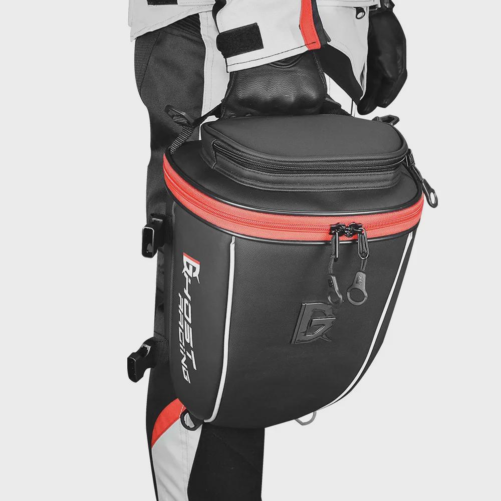 Motorcycle Tail & Backpack: Rear Seat Saddlebag for Racing & Travel