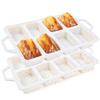 8 Cavity Miniature Loaf Pans Heat Resistant Silicone Nonstick Small Bread Mould Kitchen Meatloaf Bakeware Baking Tool