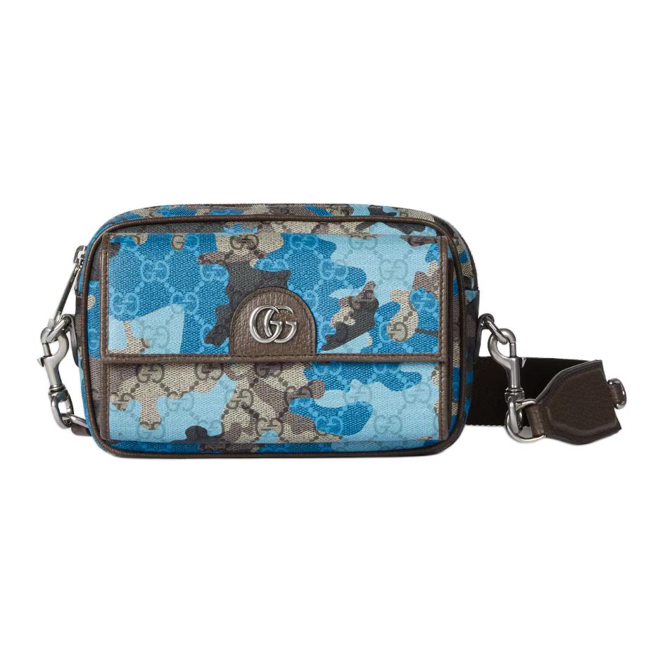 

Gucci GG Monogram Coated Fabric Mini Shoulder Bag Men bags Multicolor 855449-FAFIC-8941 Gift Set(Basic Set+Box+Shopping Bag)