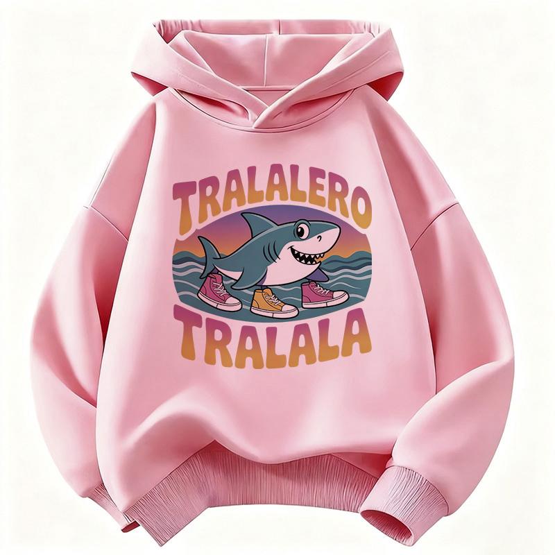 Felpa con cappuccio per bambini Design Italian Brainrot Felpa per bambini Carino Hoody per ragazzi e ragazze Felpe casual primaverili