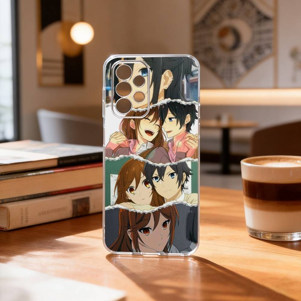 

Horimiya Kyouko Hori Izumi Miyamura Phone Case For Samsung S25,S24,S21,S22,S23,S30,Ultra,S20,Plus,Fe Transparent Cover Samsung S30Ultra5G