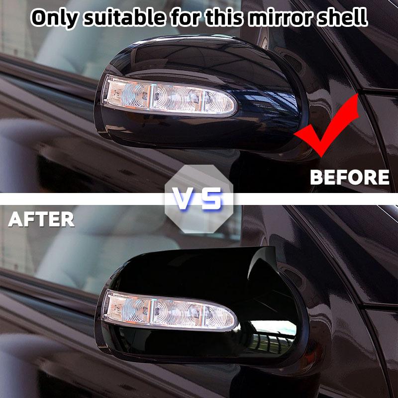 For Mercedes Benz W164 ML Class 2005-2009 Mirror Covers Left Right Side Rearview Mirror Cover Cap  Auto Accessories