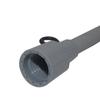 Free Adjustment Extension Rod Metal Nozzle Watering Can Spray Can Nozzle Car Wash Can Nozzle ABS Plastic White1 Pcs
