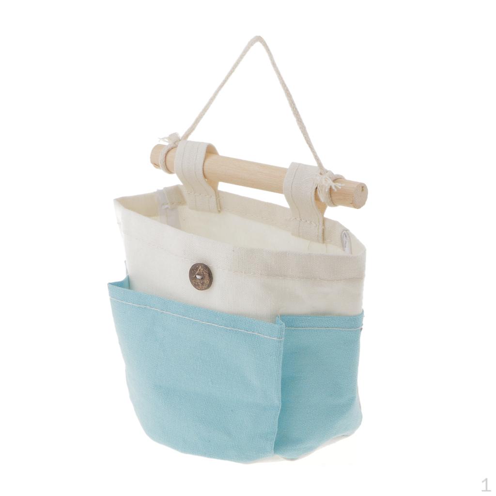 Тканевая сумка для хранения Многоцелевой настенный вешалка-органайзер 4 цвета