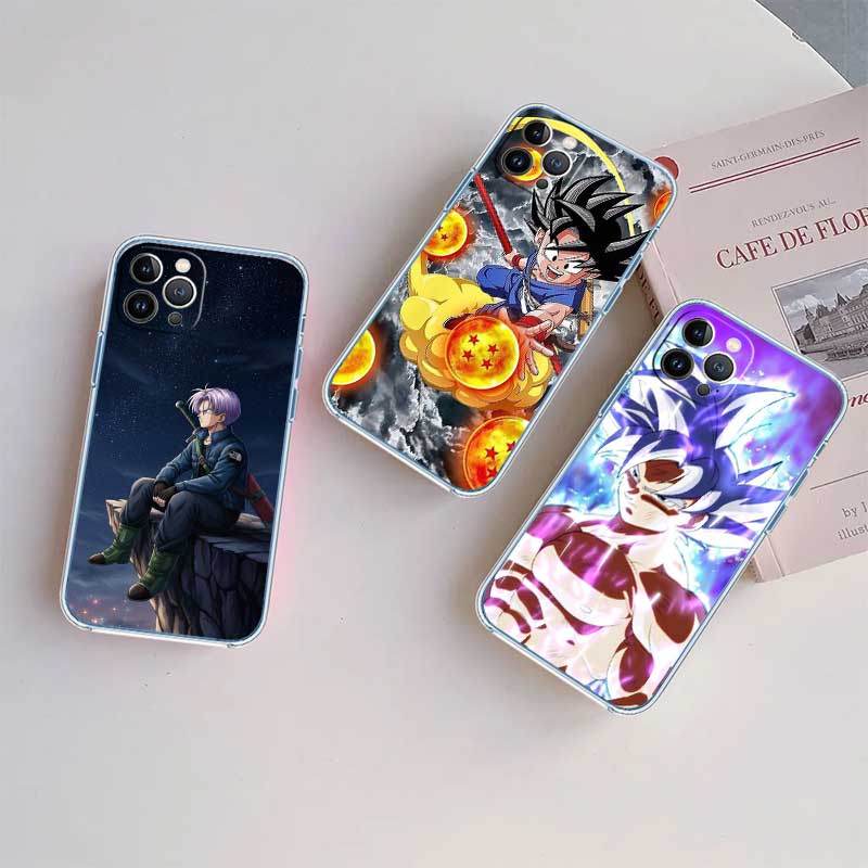 RE27 Dragon Ball Trunks Transparente Handyhülle für Motorola Moto G7 G8 G9 G84 G85 G73 G24 G15 Z2 Play Power Plus