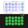 Colorful Starry Sky Luminous Wall Decals - Self-Adhesive Fluorescent Meteor Decorations for Children's Rooms and Cabinets