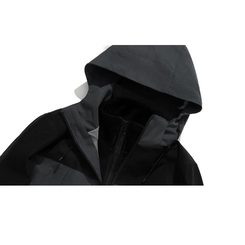 G·TENNA DX-J23190 Unisex Fleece-Lined Hooded Jacket