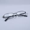 Ultralight Anti Blue Light Metal Reading Glasses for Men Retro Business Presbyopia Computer Readers +100 +125 +150