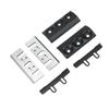 Practical Blades Electric Planer Blades Black Blade Clamp Planer Blade Clamp Tableting 6Pcs/Set For 1900B Electric Planer Metal