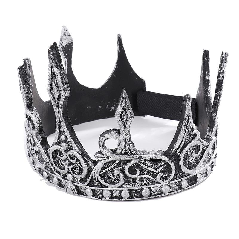 Crown King For Men Crowns Halloween Costume Kings Partymedieval Prom Boysroyal Vintage Witch Headdress Headwear