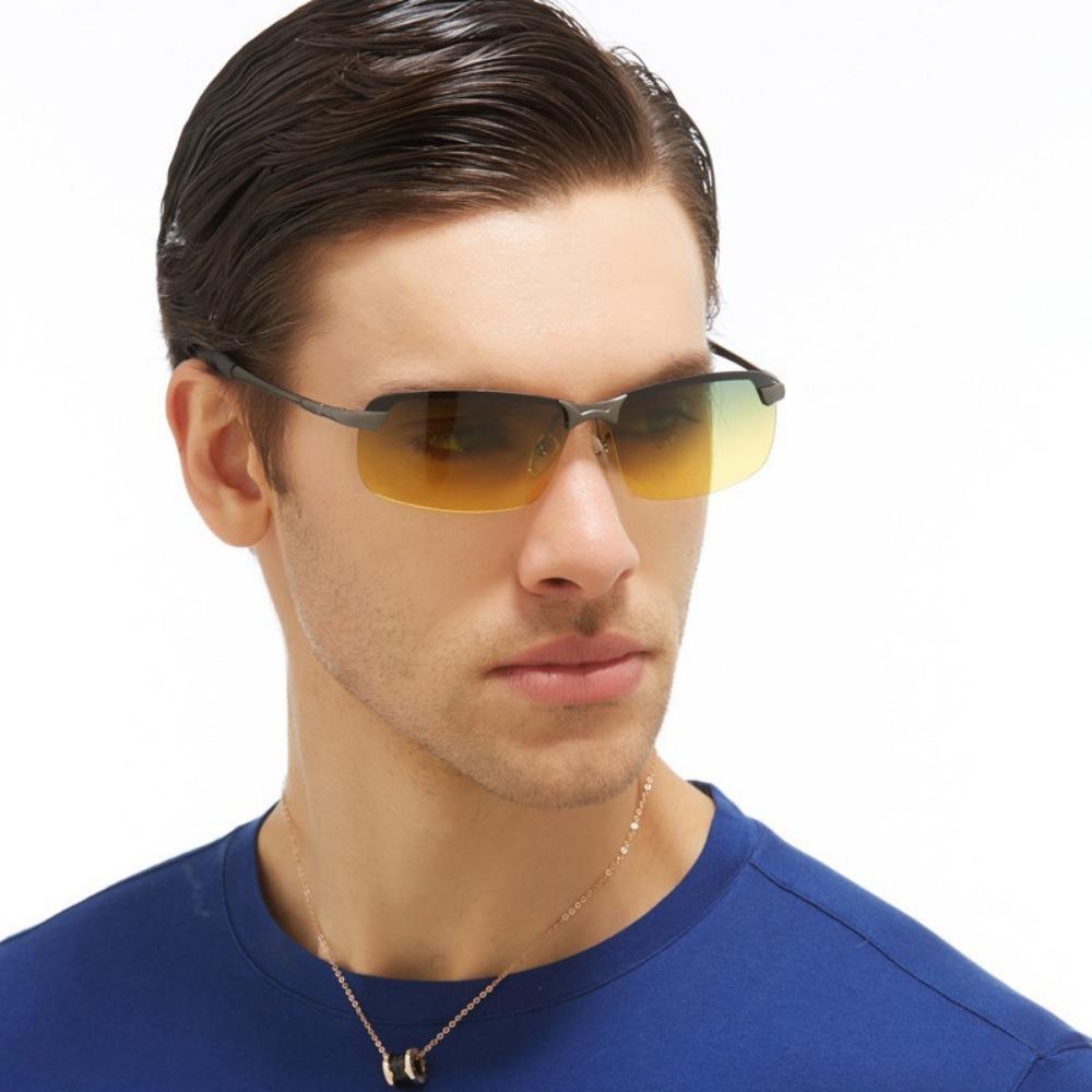 aoron Polarized Driving Glasses Day and Night Glasses Anti-glare and Anti-high Beam Glasses