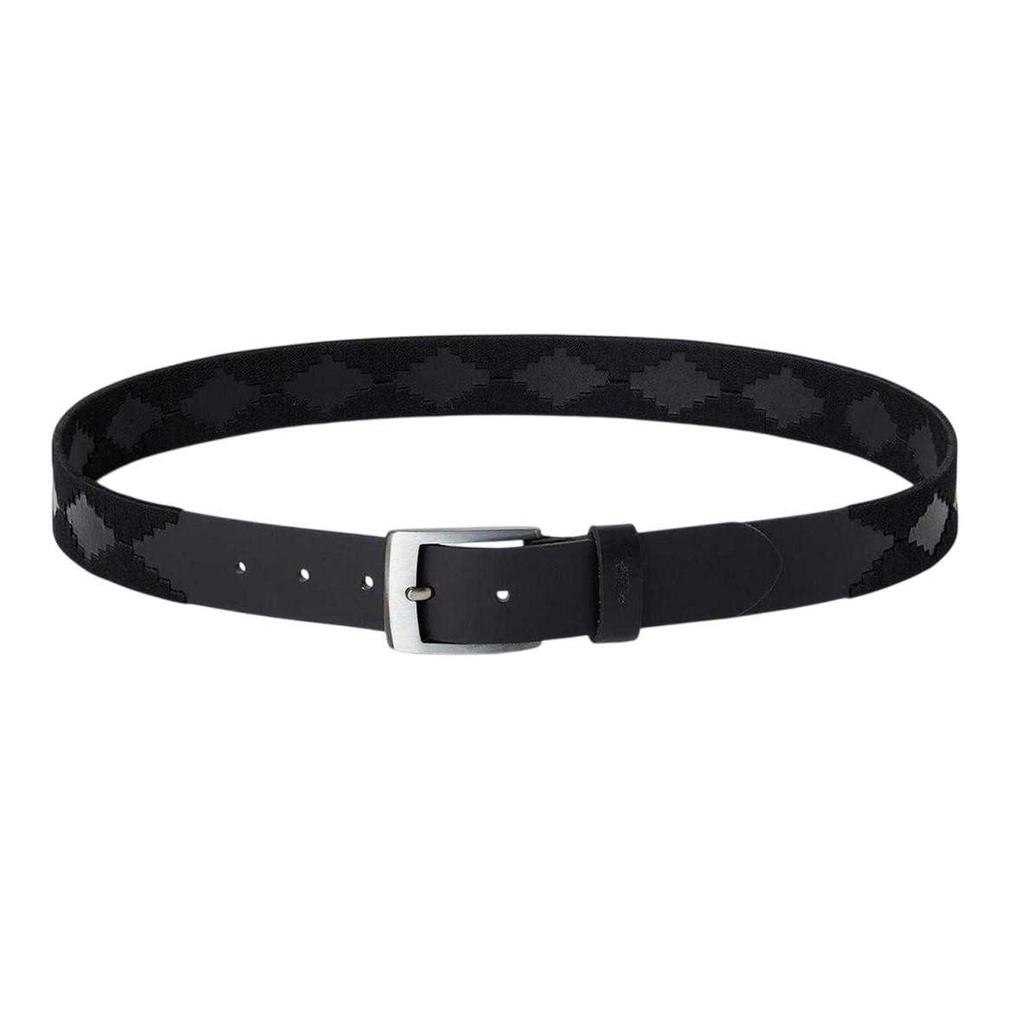 Osprey Mens The Mendoza Geometric Pattern Leather Belt