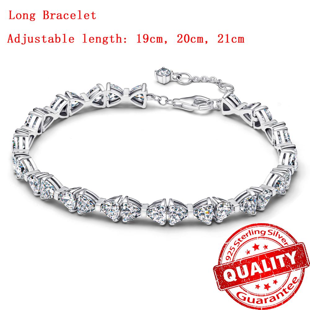 Copper Yellow & Blue Tennis Bracelet For Women Sparkling Pavé Circle Pearl Design Exquisite Gift New Arrival