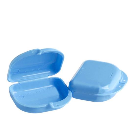 1 st Dental Retainer Protes Falsktand Förvaringsväska Box Munskyddsbehållare