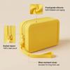 Wear Resistant Silicone Travel Cosmetic Bag Easy Clean Pouch Toiletries Daily Travel Use Gift For Women Makeup Lovers Travelers