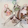 Korean Style Sweet Lace Floral Doll Keychain Charm