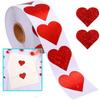 500pcs 1inch Valentine's Day Love Sticker Card Envelope Sealing Sticker 25mm Love Shape Labels for Gift Small Business