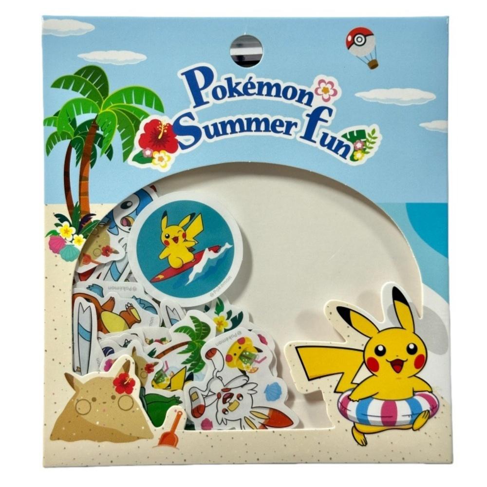 Genuine Anime Pokmon Pikachu Stickers Pack Graffiti Decals Decoration For Phone Laptop Stationery PVC Waterproof Toys Gift