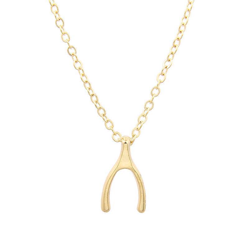 European Bestseller: Exquisite Herringbone Wishbone Necklace - Simple, Stylish, Versatile.
