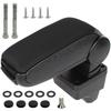 Peugeot 208 II 2019- Armlehnen-Set Schwarzes Gewebe + Montagesatz